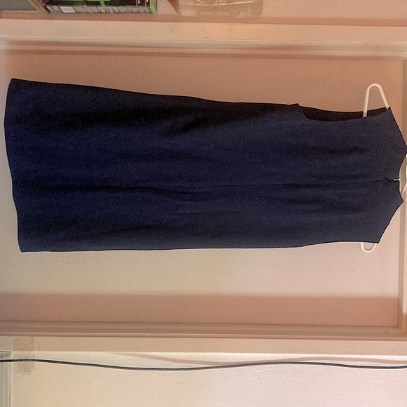 J. Crew Deep Blue Sleeveless Mini Dress - Picture 2 of 2